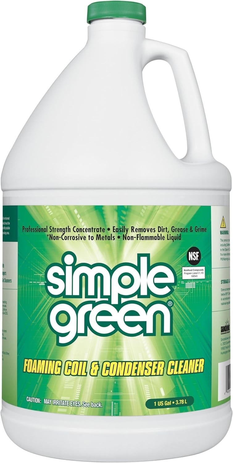 Foaming Coil Cleaner Gallon 128 Fl Oz Non Caustic Industrial Equipment