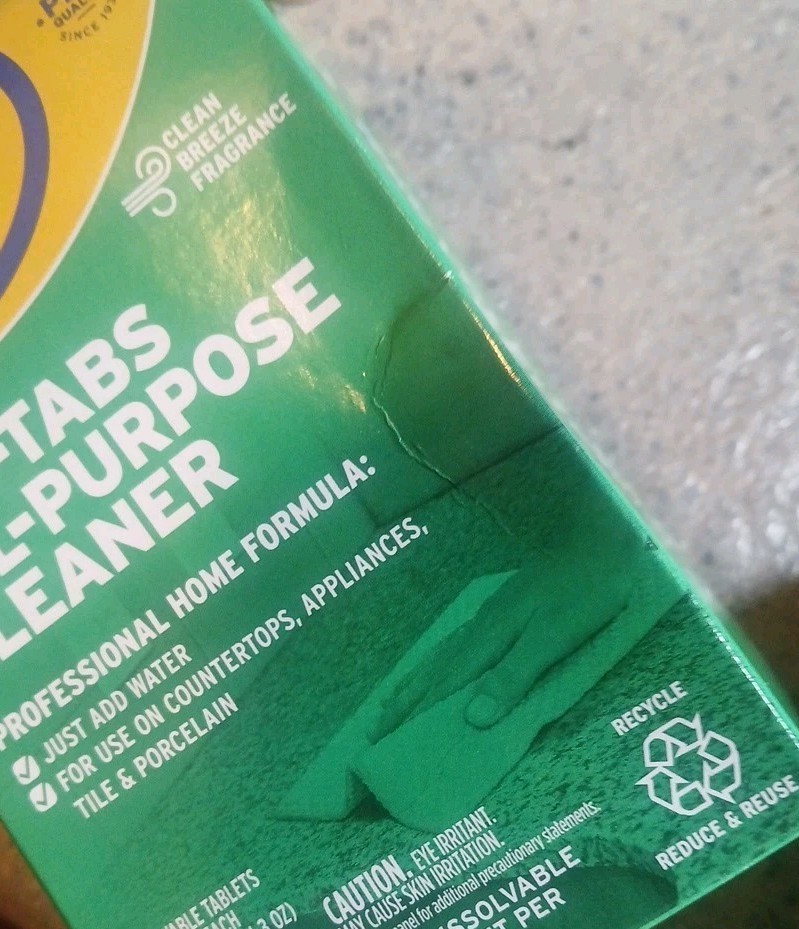 5 Boxes Of Zep Pro-Tabs All-Purpose Cleaner 4 Dissolvable Tablets Per Box