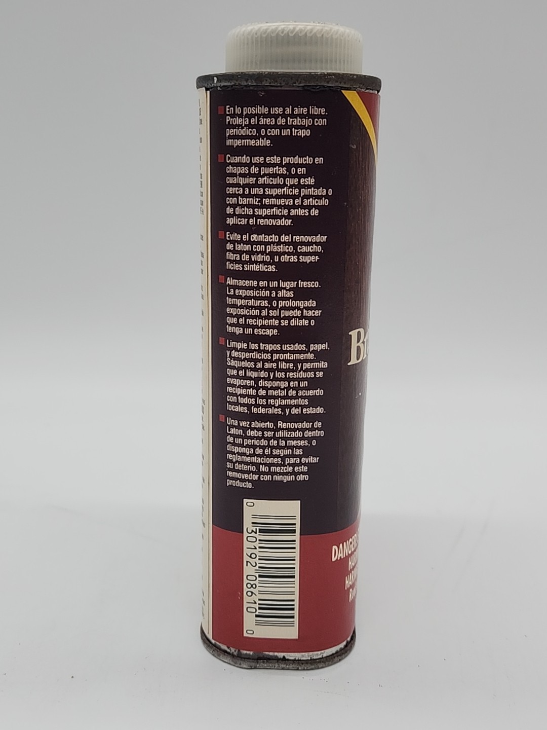 Vtg Gillespie Brass Restorer 90 to 100% Full USA BR86.1 Household Cleaner