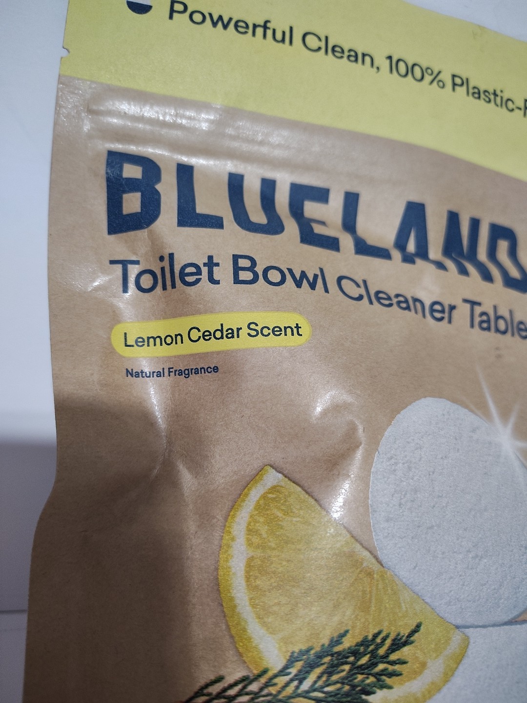 Blueland Toilet Cleaner Tablets Lemon Cedar Scent 10 Tablets