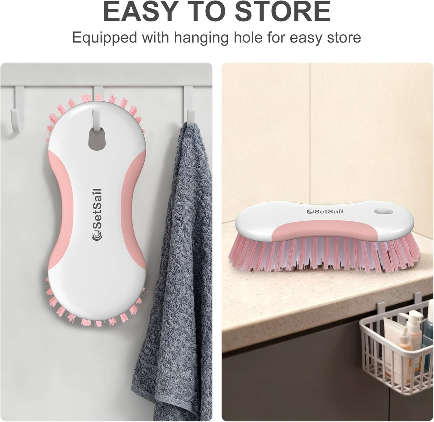Durable Multi-Purpose Cleaning Brushes – Stiff Bristles & Ergonomic Design