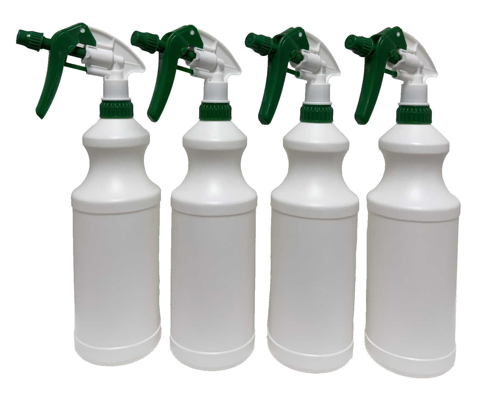 Spray Bottle Plastic Trigger Empty 4 Pack Heavy Duty Chemical Resistant [NEW]