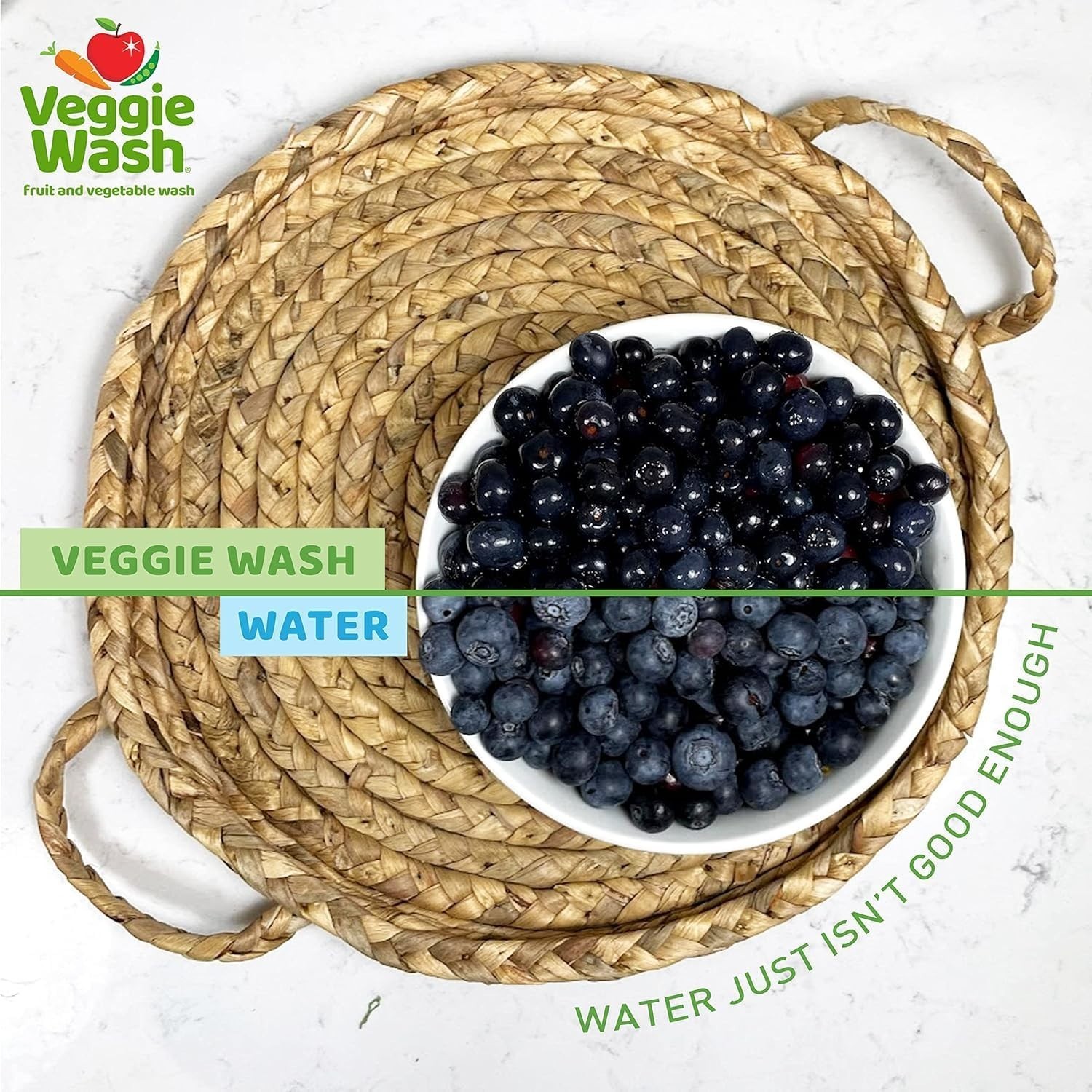 Veggie Wash Certified Organic Fruit and Vegetable Cleaner Pack of 3 – 16 Fl Oz