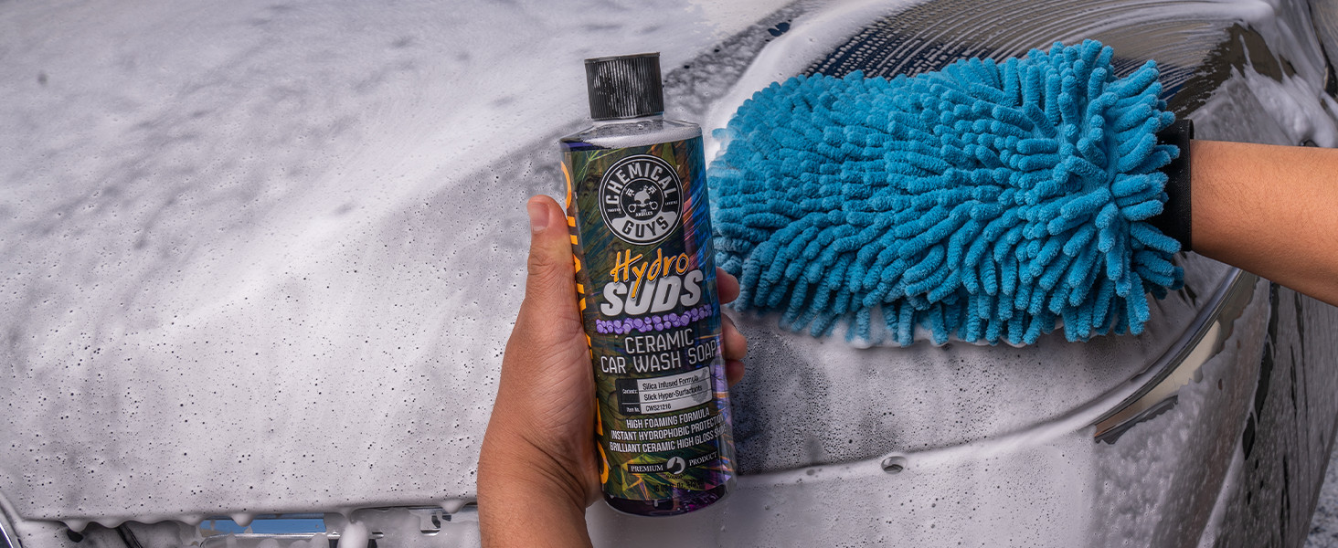 HydroSuds Ceramic, Shine High Foaming Car Wash Soap – Foam Cannon Soap, Works
