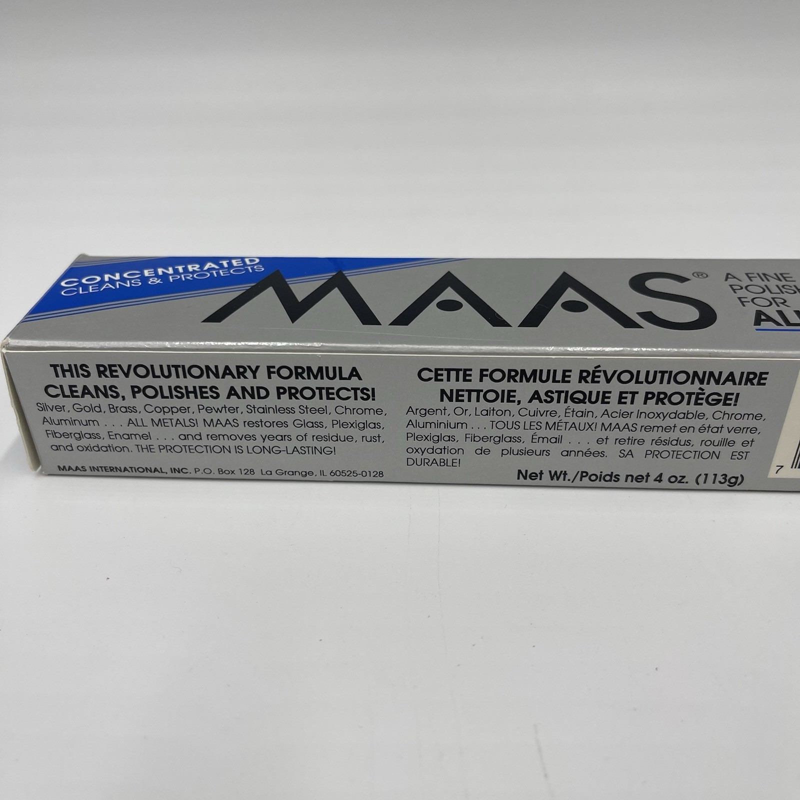 MAAS Fine Polishing Crème for All Metals 4oz Concentrated New