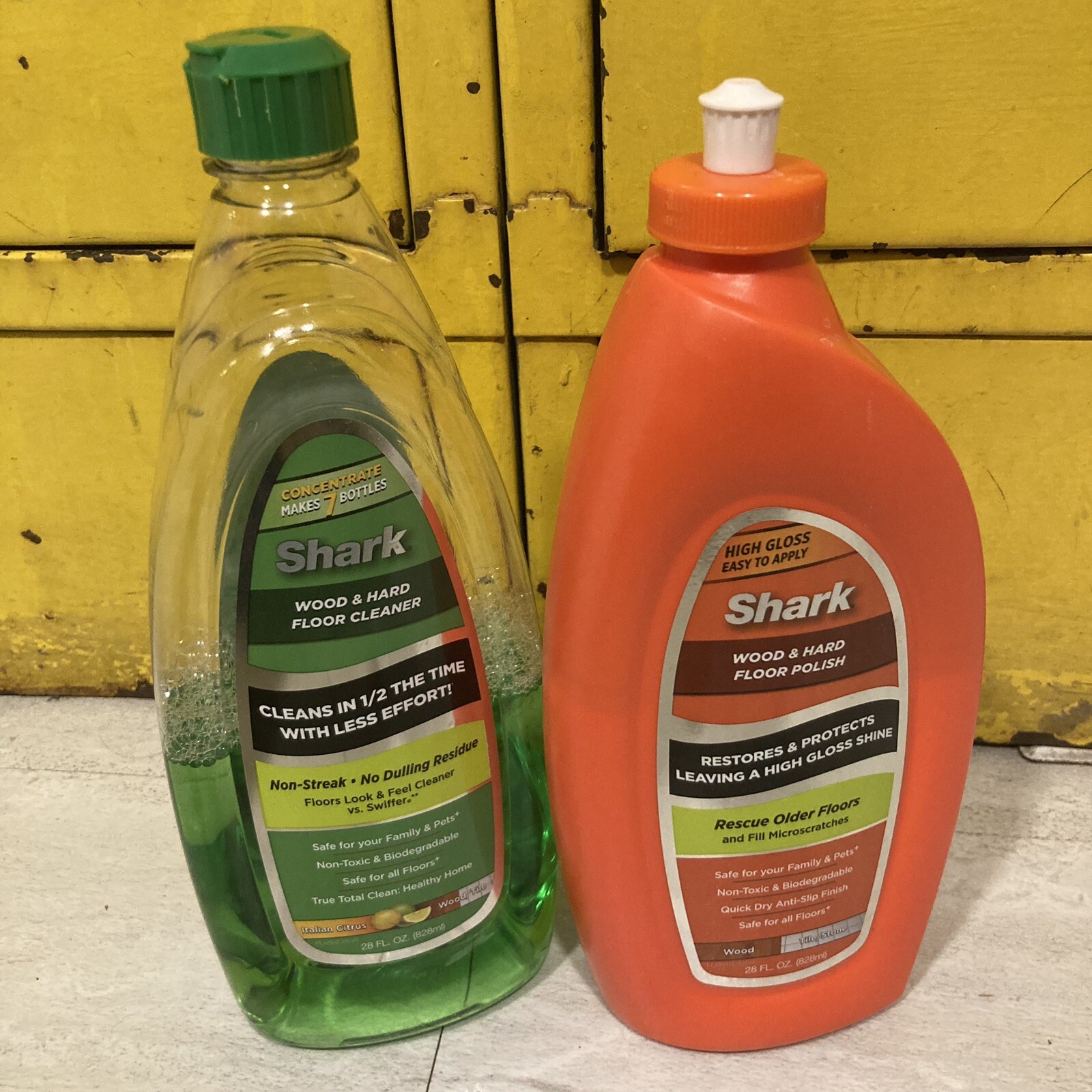 Shark Wood Hard Floor Cleaner Italian Citrus Concentrate Polish Partials