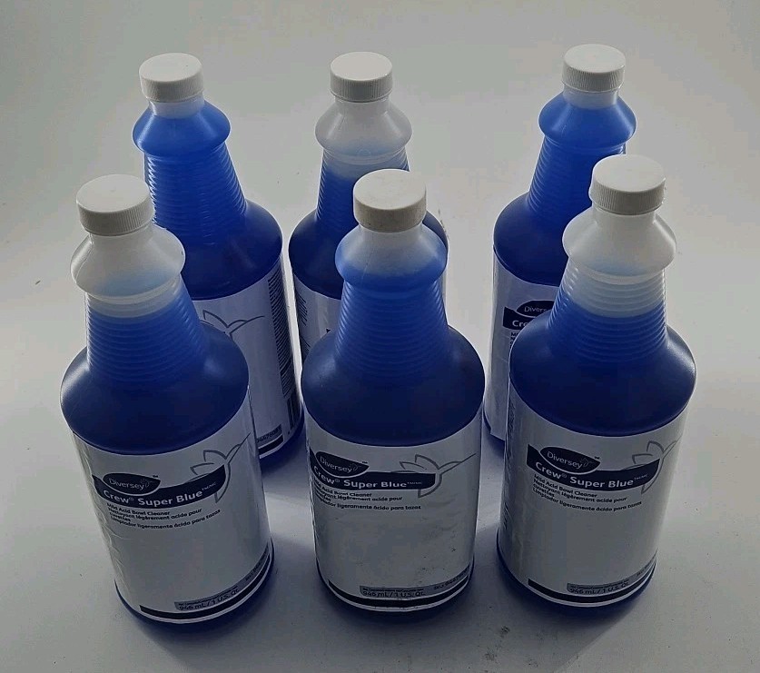 Diversey – 94476081 – Crew Super Blue – Mild Acid Bowl Cleaner – 1 qt – Lot of 6