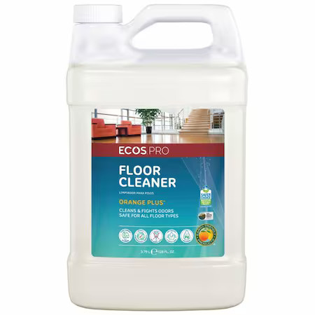 Ecos Pro Pl9295/04 Floor Cleaner,Orange,Liquid,Pk4