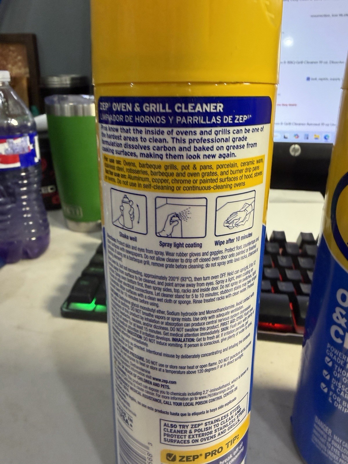 Zep Heavy-Duty Oven & Grill Cleaner Aerosol 19 oz Unscented