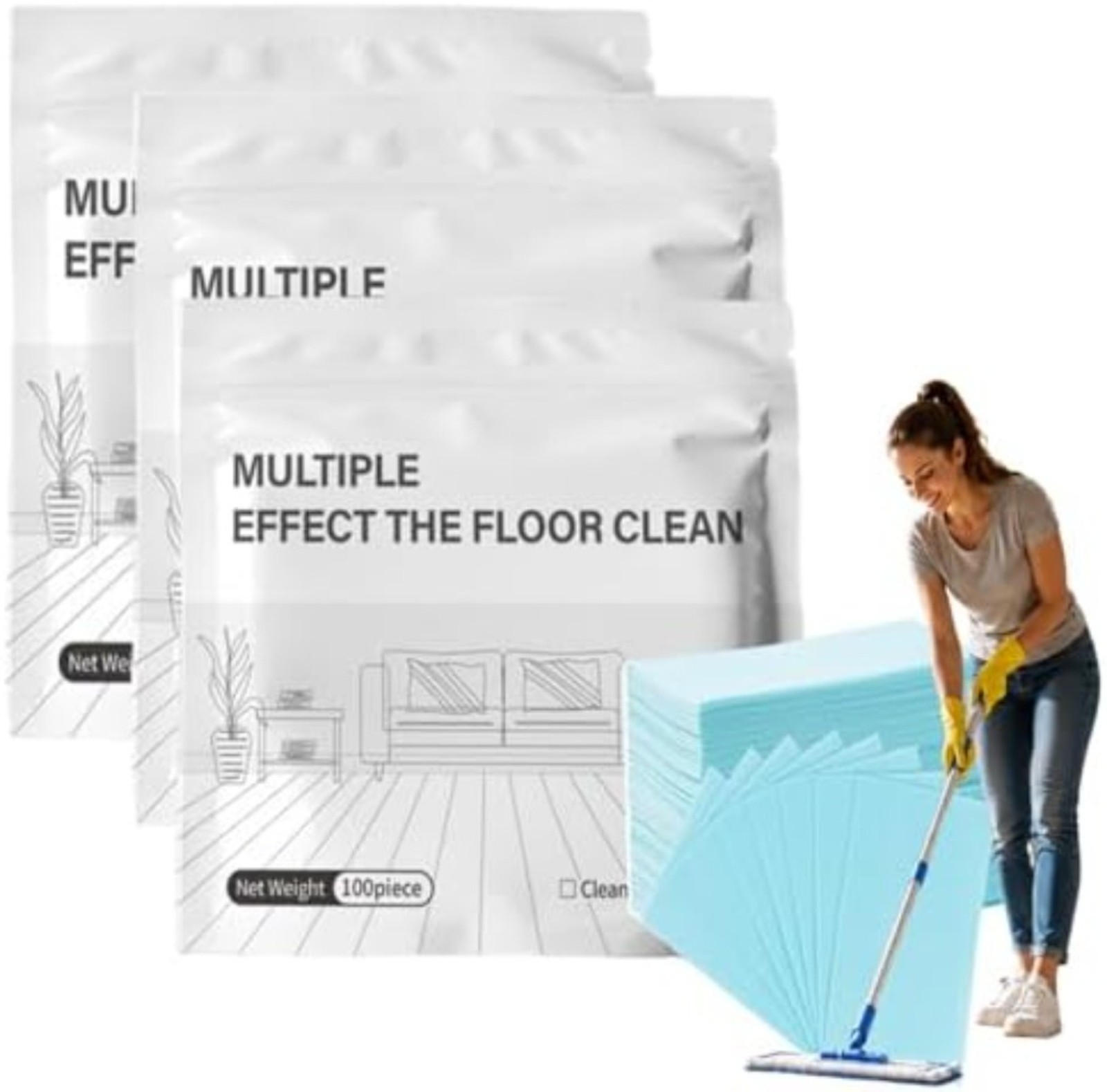 Multiple Effect The Floor Clean, Floor Cleaning Tablets Multi-Surface Cleaner
