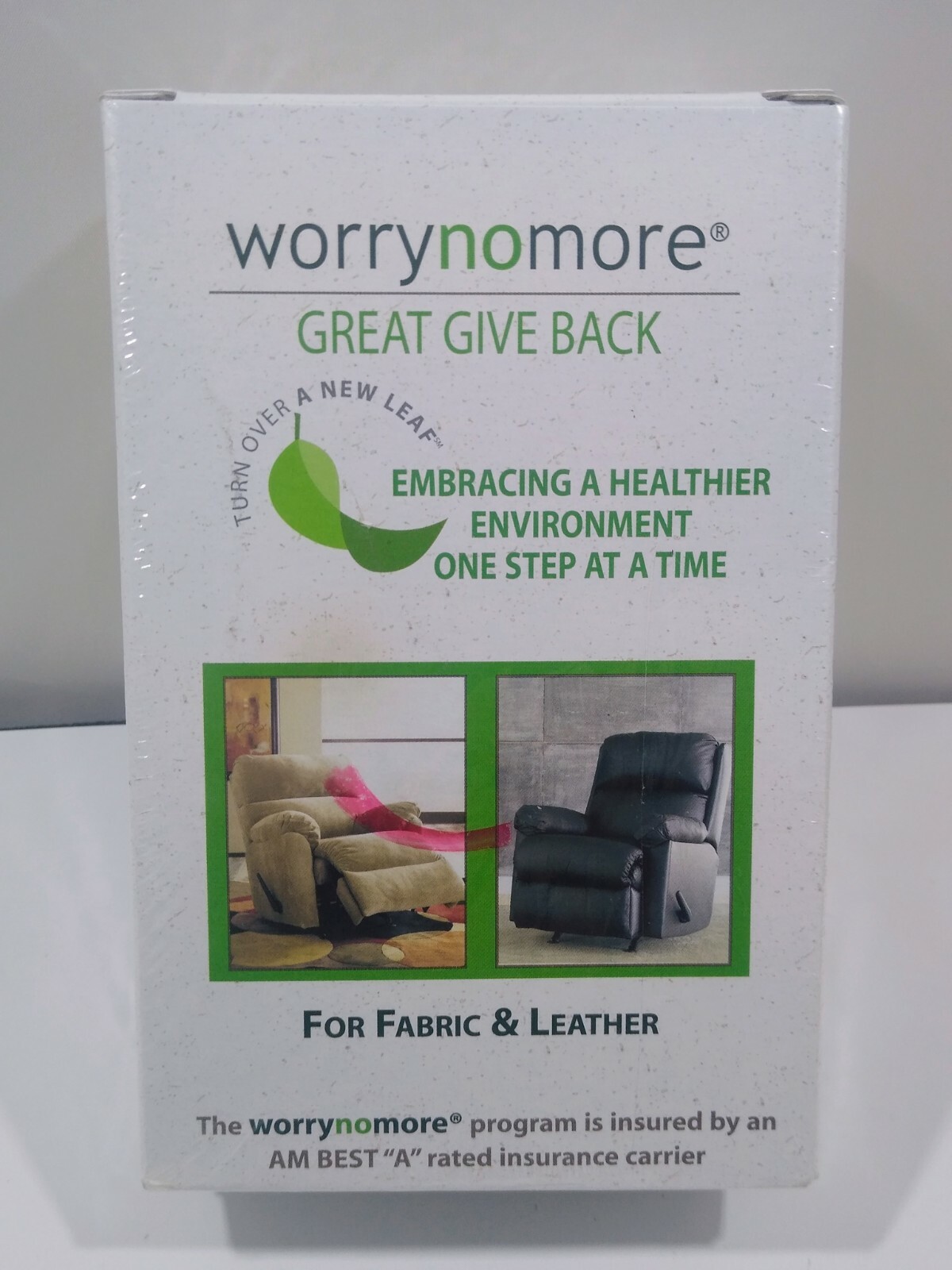 NEW WORRYNOMORE Furniture Cleaning & Protection Kit Microfiber Leather Wood