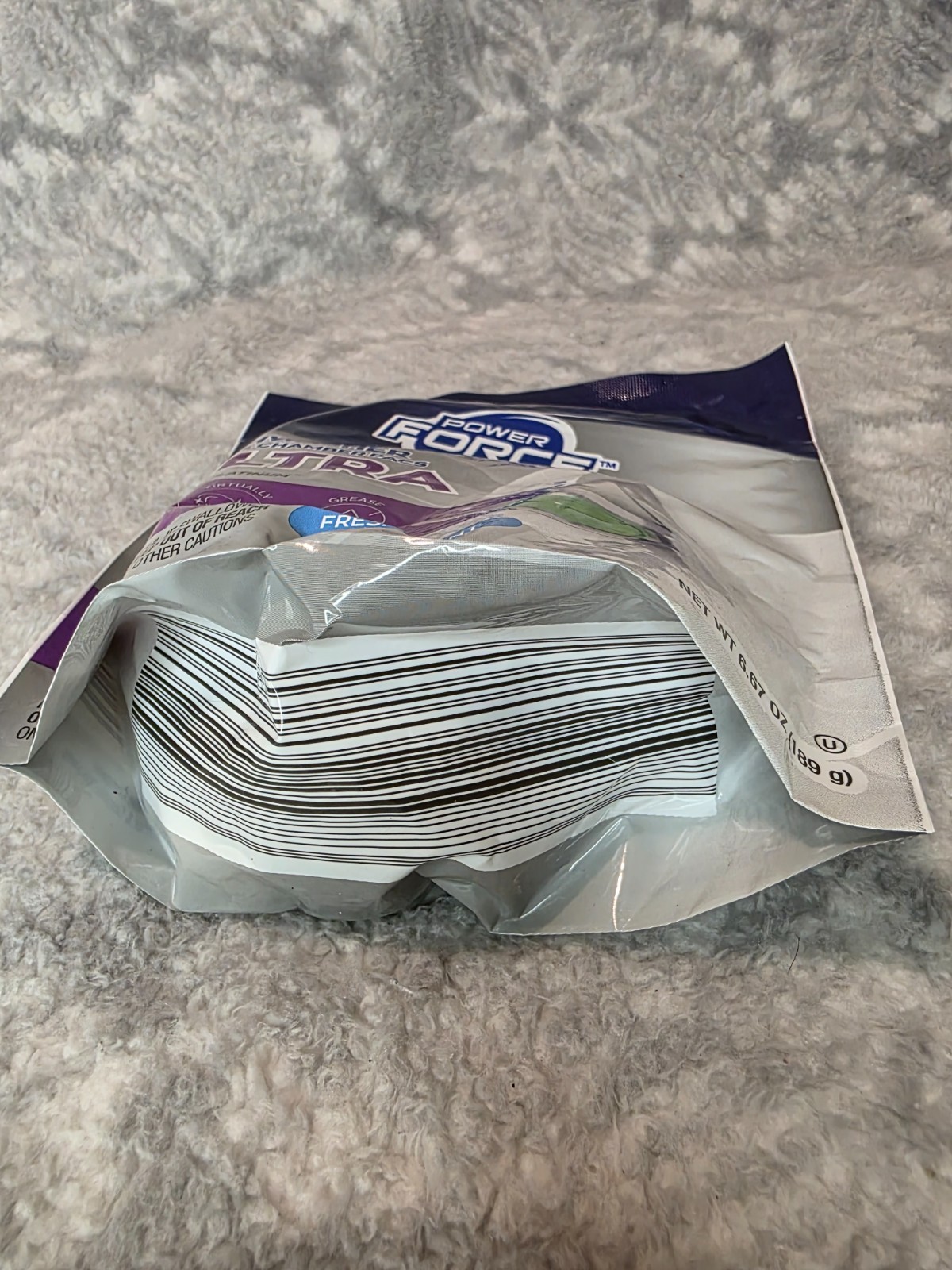 3 Pack Power Force Dishwasher Triple Chamber Pacs Tablets 18 Pack Fresh Scent