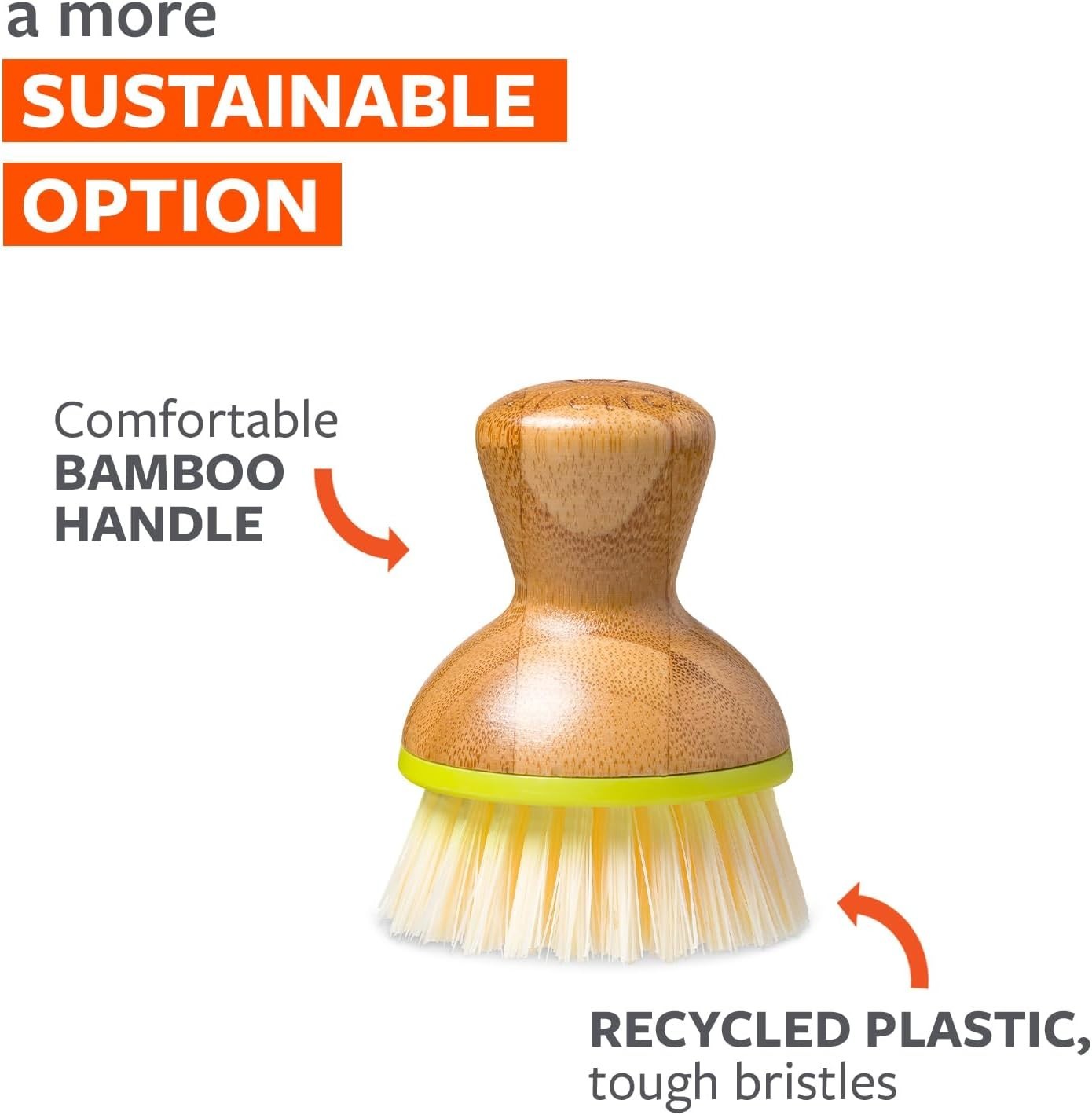 Full Circle Home Bubble Up Replacement Dish Brush Green
