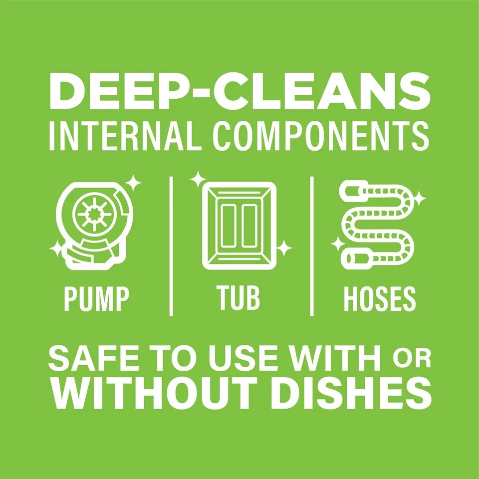 Dishwasher Cleaner, Helps Power Away Odor Causing Bacteria, Limescale, Minera…
