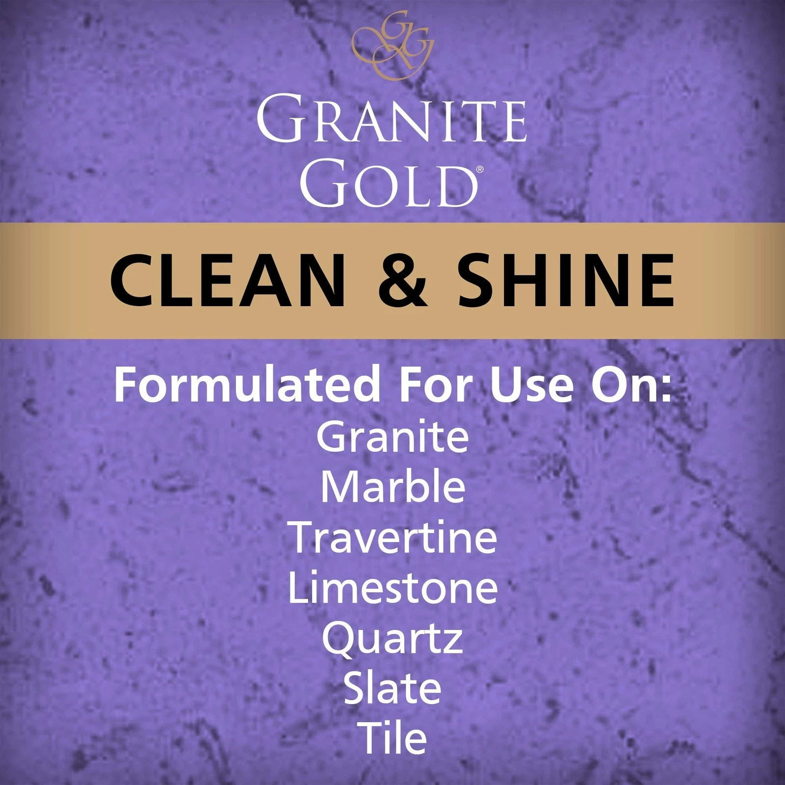 Granite Gold 24 Oz. Clean & Shine Stone Polish Granite Marble Quartz Countertop