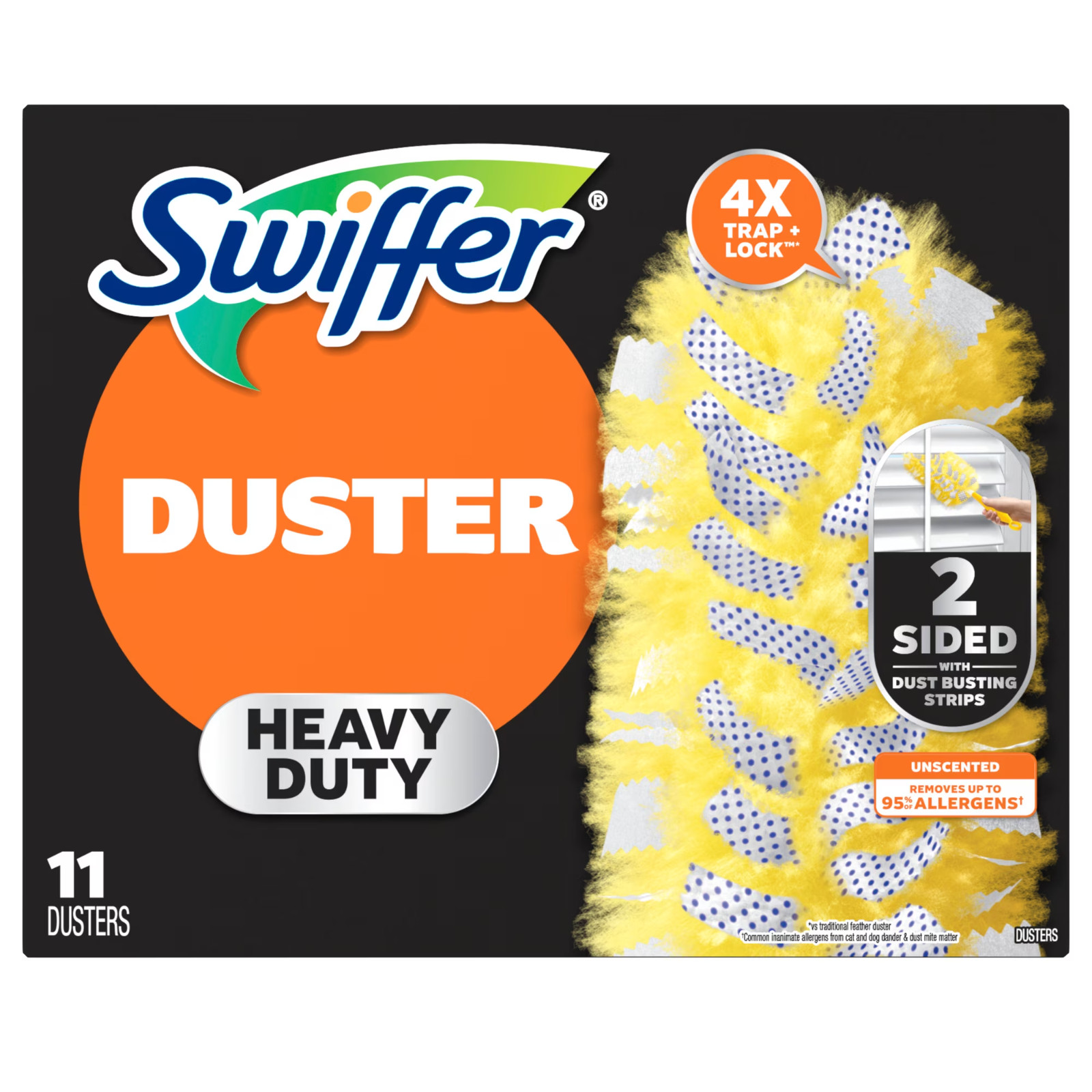 2 Pack Swiffer Dusters Heavy Duty Duster Refills Unscented 11 Ct Each