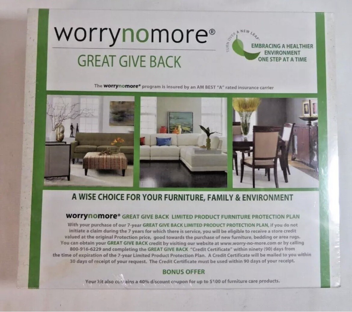 Worry No More Care Kit Eco Friendly Leather Fabric Microfiber Wood Furniture New