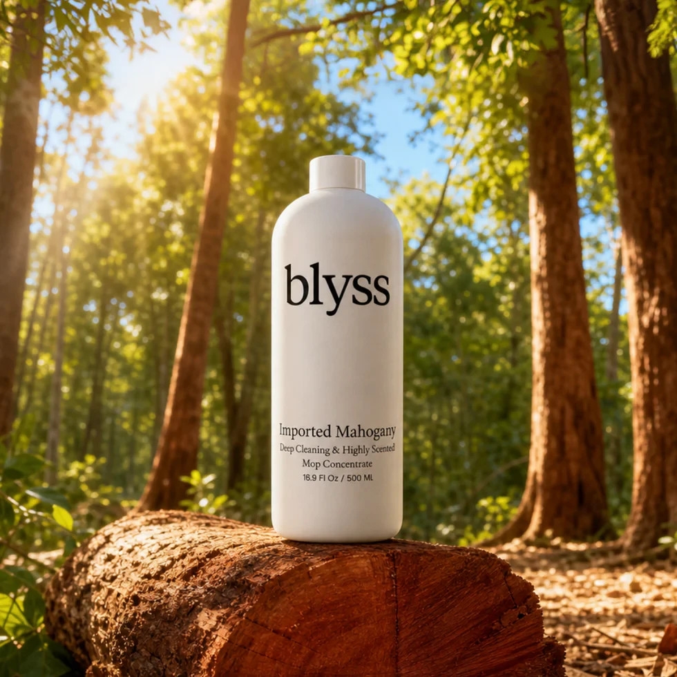 Blyss Mop Soap Concentrate Imported Mahogany 16.9 Fl Oz
