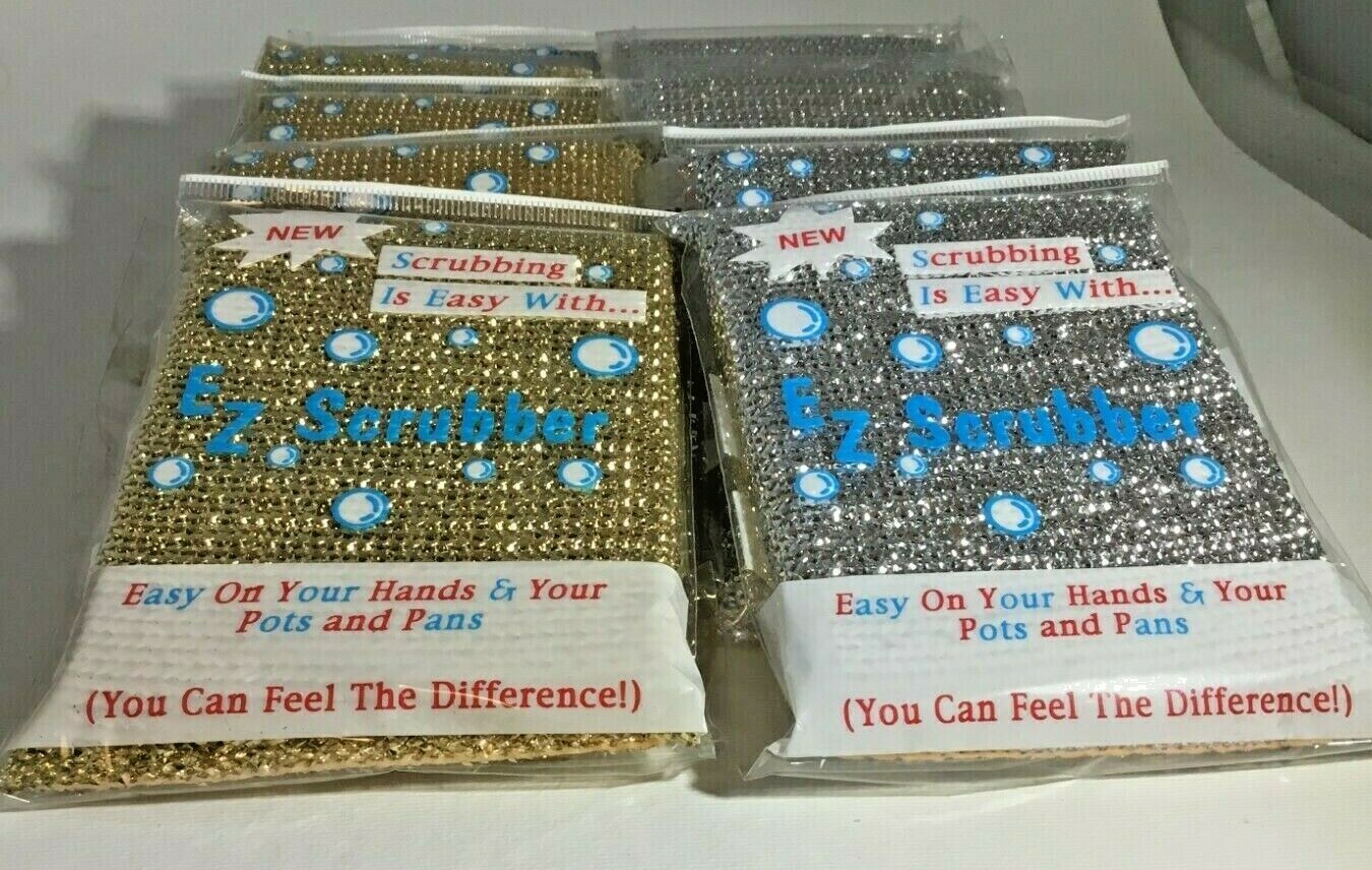 EZ Scrubber Safe For Glassware, China, Cookware, Counters, Tubs, Tile. 12 New
