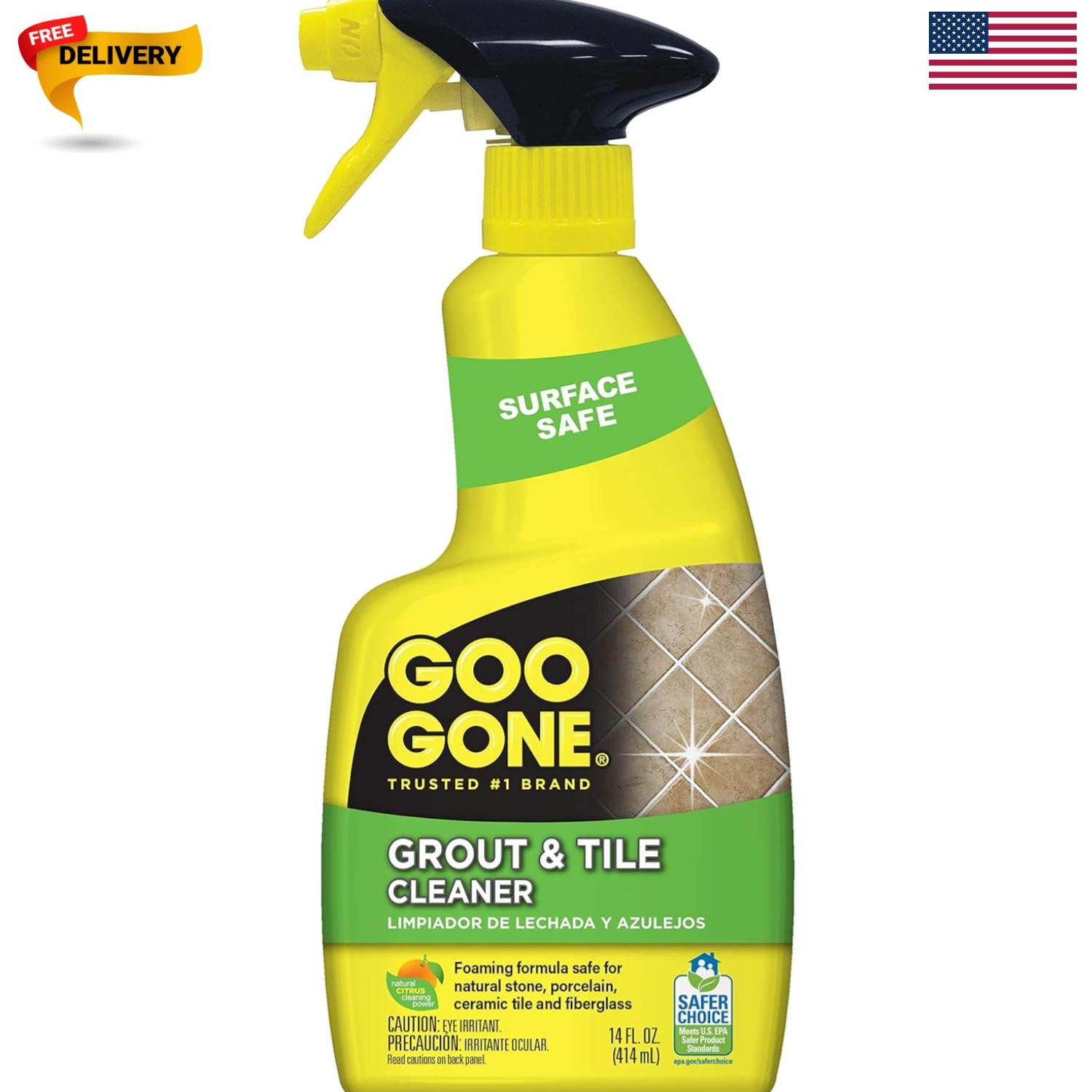 Grout & Tile Cleaner – Stain Remover – 14 Fl. Oz.