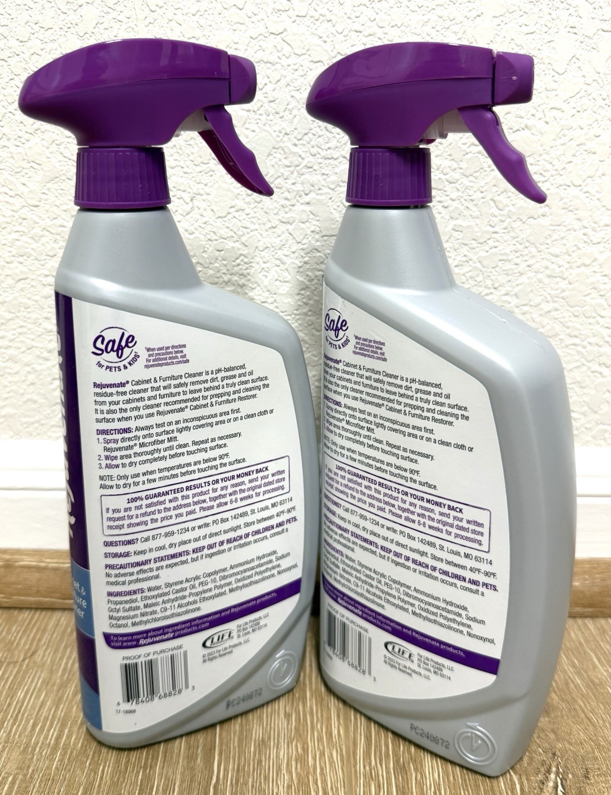 2 Pack Rejuvenate Cabinet And Furniture Cleaner 24 Ounces