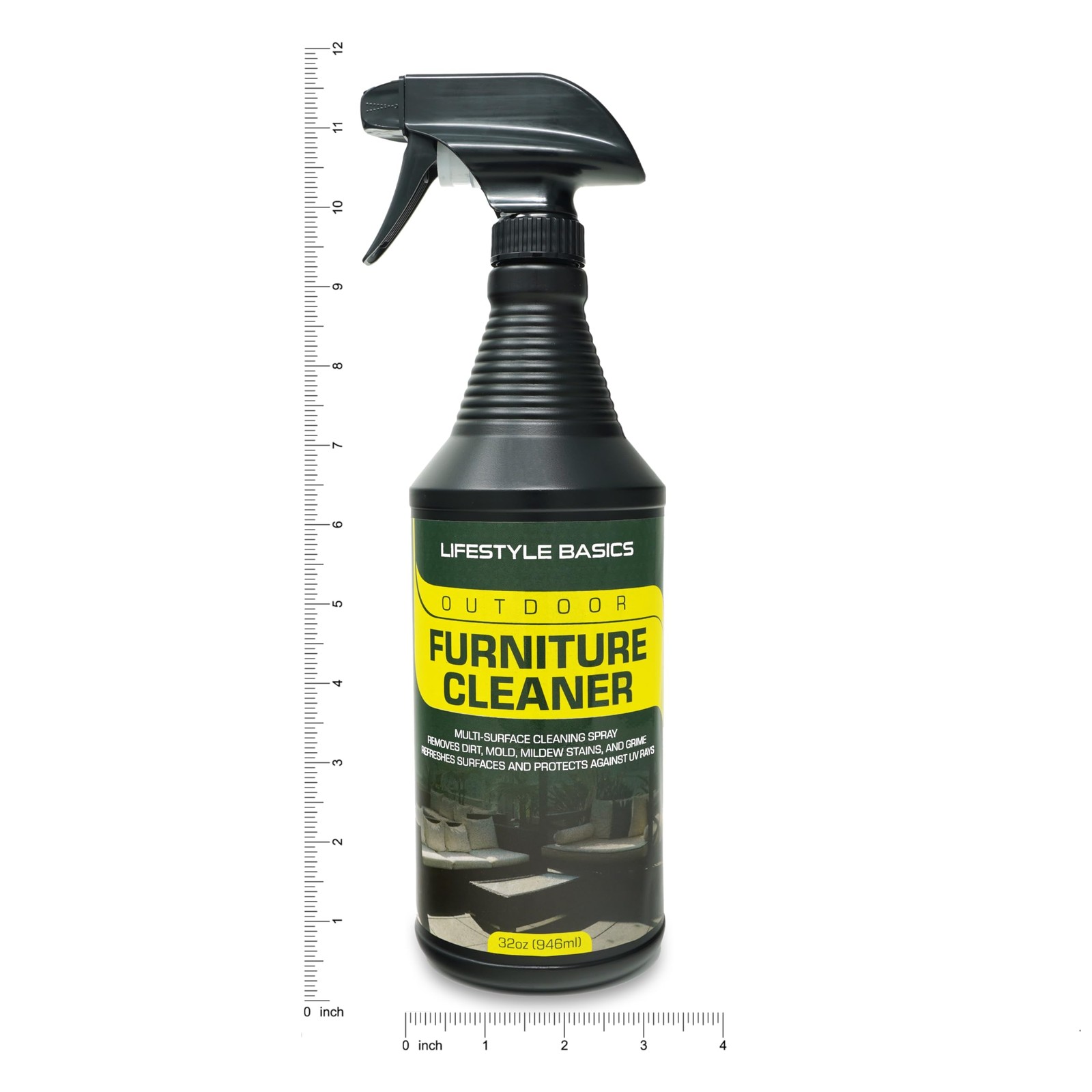 Outdoor Furniture Cleaner + UV Protectant 32 Ounces | Stain Remover for Vinyl…