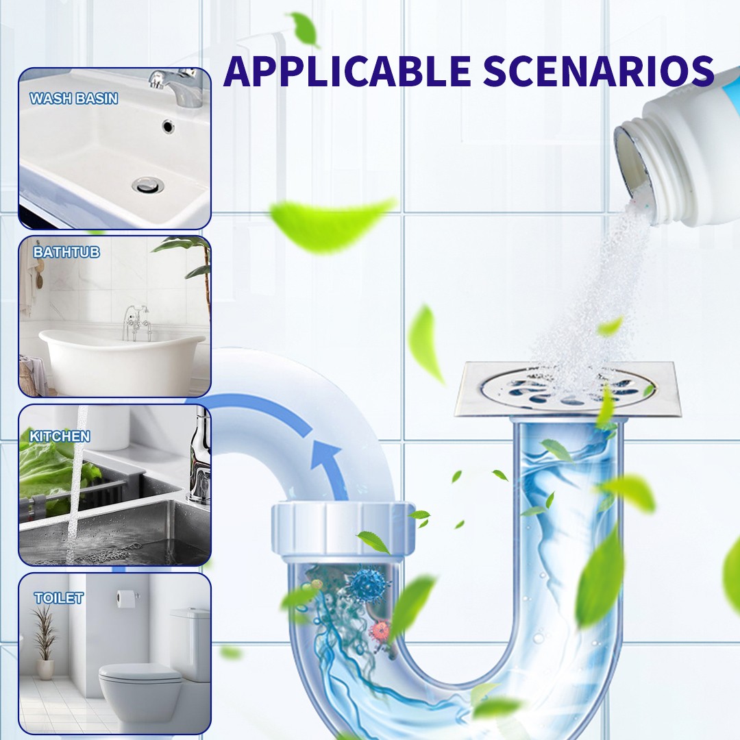Sink Drain Cleaner Powerful Pipeline Unclog Agent Heavy Duty Toilet Tub Cleaner