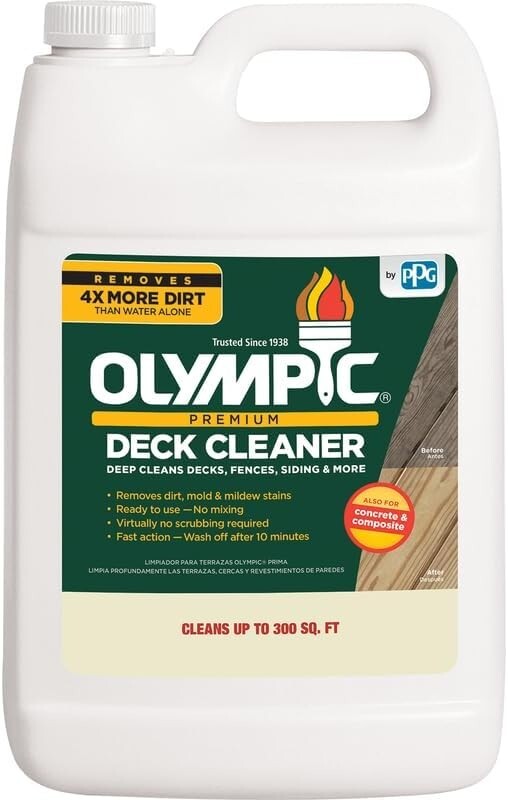 OLYMPIC POOL ACCESSORIES 52125A/01 Deck Cleaner 1 gal