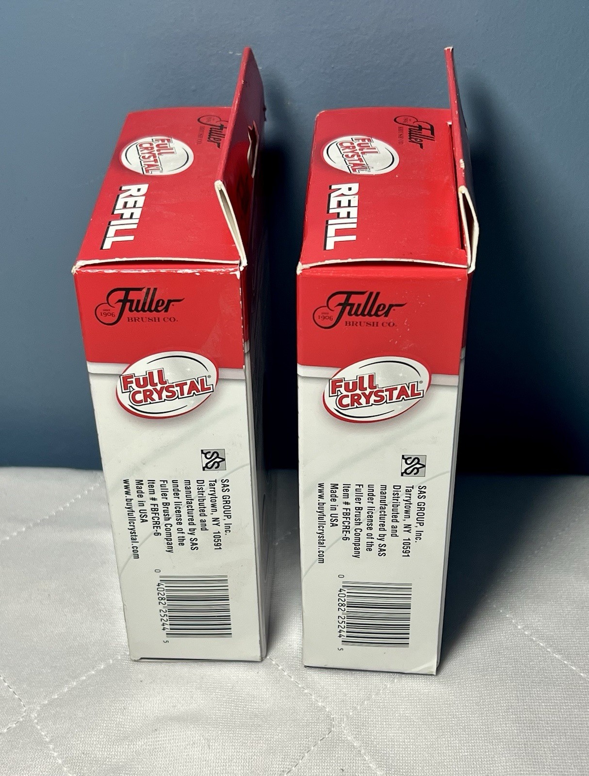 Fuller “Full Crystal” Window Glass Cleaner Refill 2 Boxes 2 Packs Per Box NEW