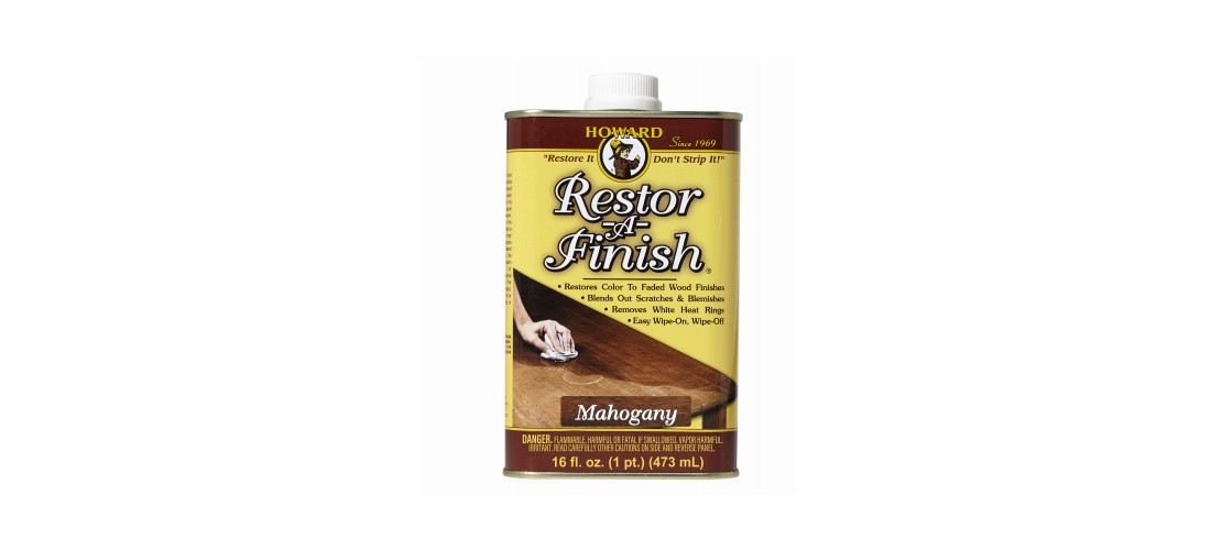 Howard RF5016 Restor-A-Finish Wood Finish, Mahogany, 16 oz.