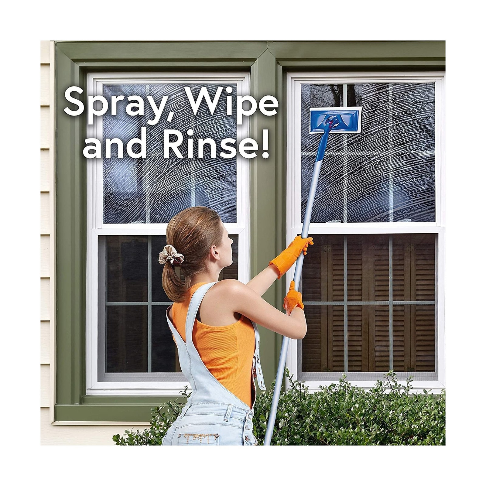 Windex Outdoor All-in-One Window Cleaner Pads Refill, 2 Count (Pack of 1)