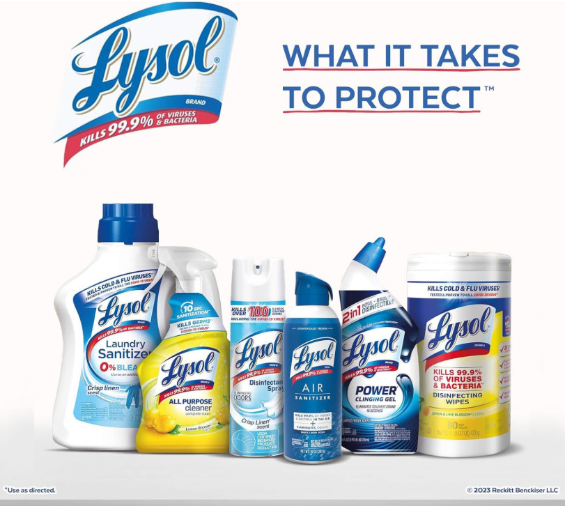 Lysol Click Gel Automatic Toilet Bowl Cleaner, Toilet Gel Stamp, Toilet Freshene