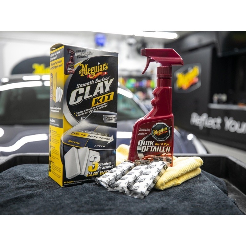 Smooth Surface Clay Kit Car Detailing Clay Bar Non Abrasive Cleaner Waxing Tool