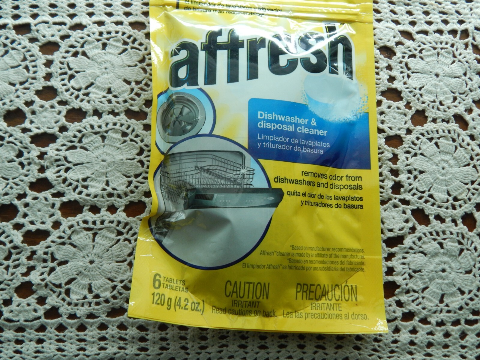 Affresh Dishwasher/Disposal Cleaner Tablet for Residue/Minerals 6 PAK NIP