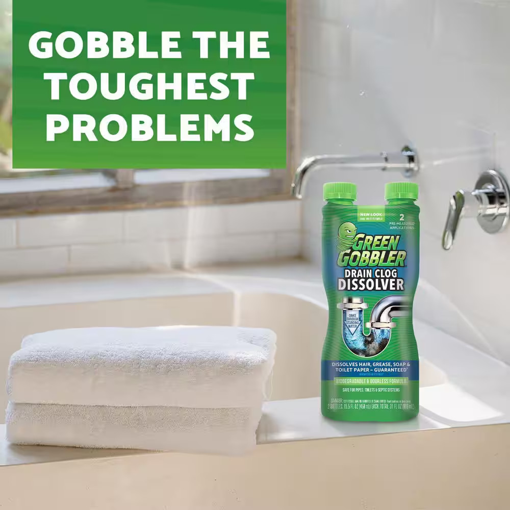 31 Oz. Drain and Toilet Clog Dissolver with Septic Tank Treatment Pods Drain Cle