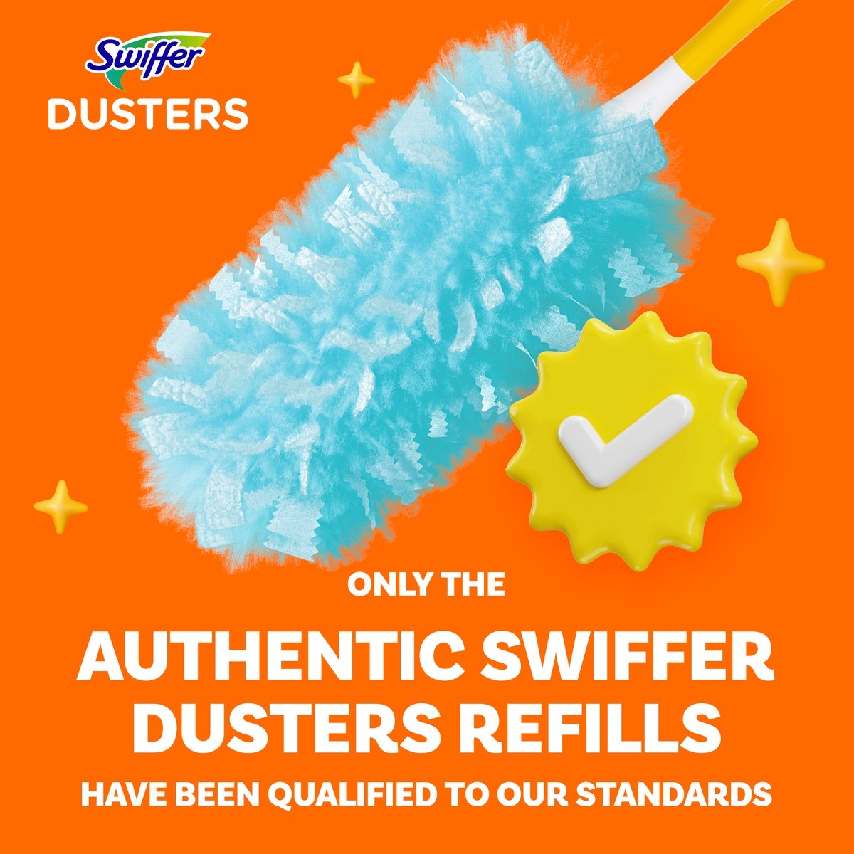 Dusters Multi-Surface Refills – Unscented – 18ct: Cotton Material, Multipurpose