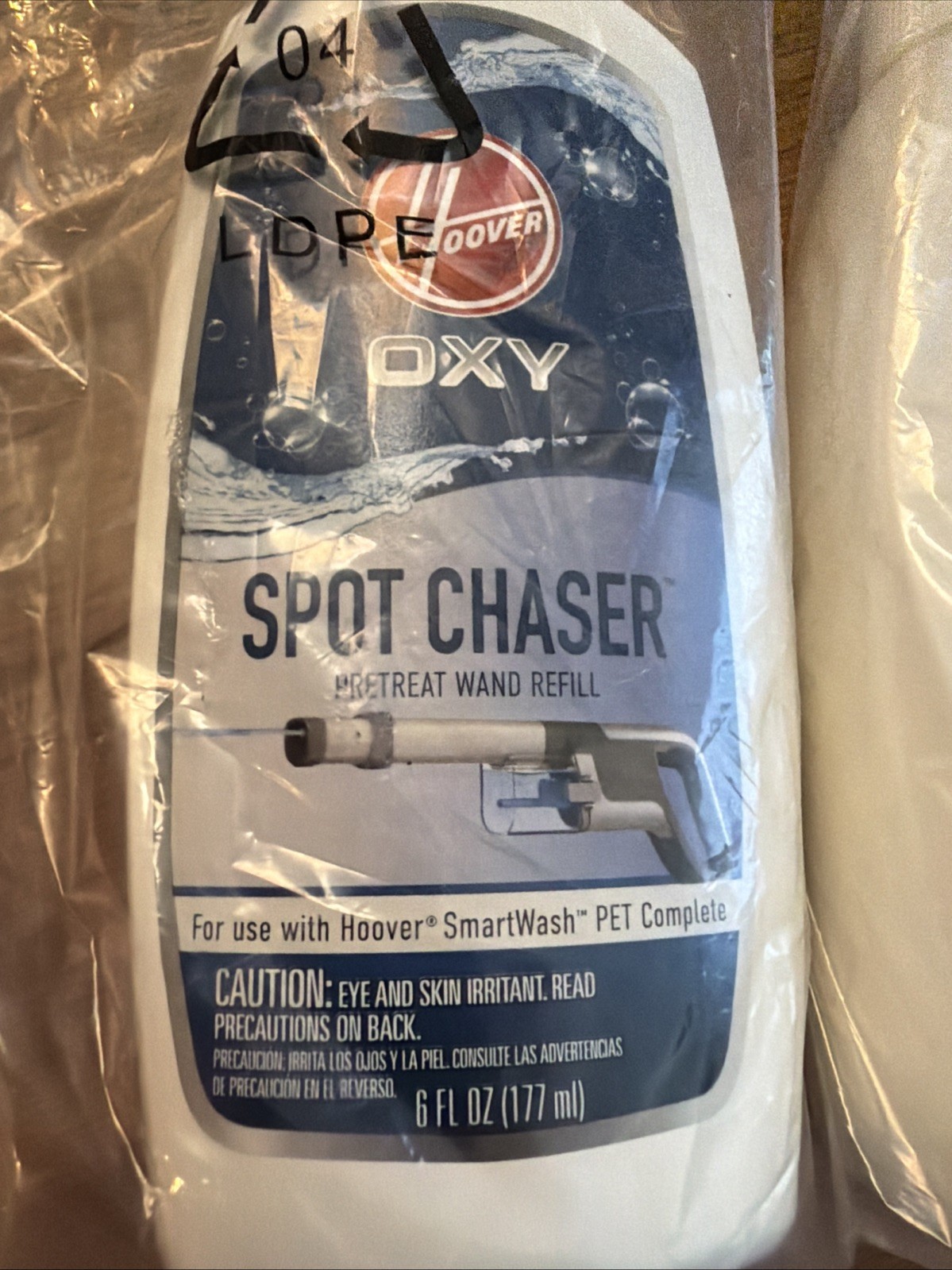 Lot of 2 Hoover Paws and Claws Deep Clean & Spot Chase 6 Oz Bottles