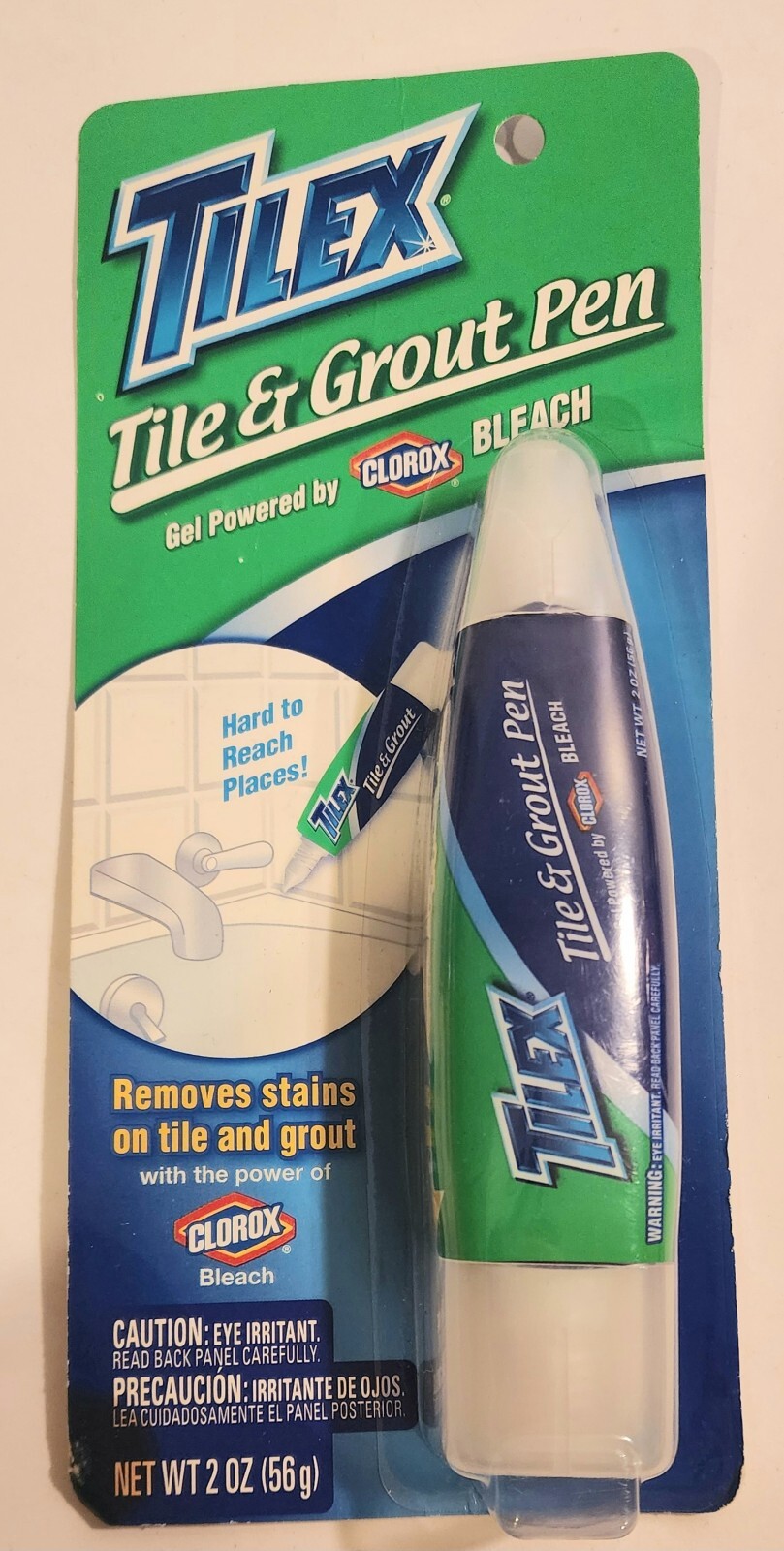 TILEX Tile & Grout Pen Removes Stains Dual Tip Clorox Bleach NEW