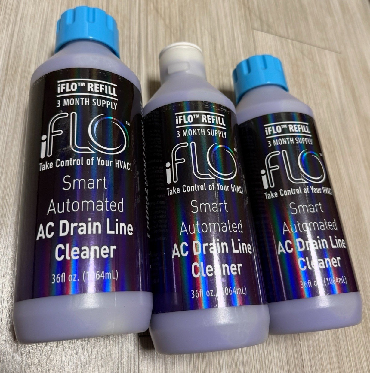 iFLO Extreme AC Drain Line Cleaner 36oz Cartridge 9 Month Supply