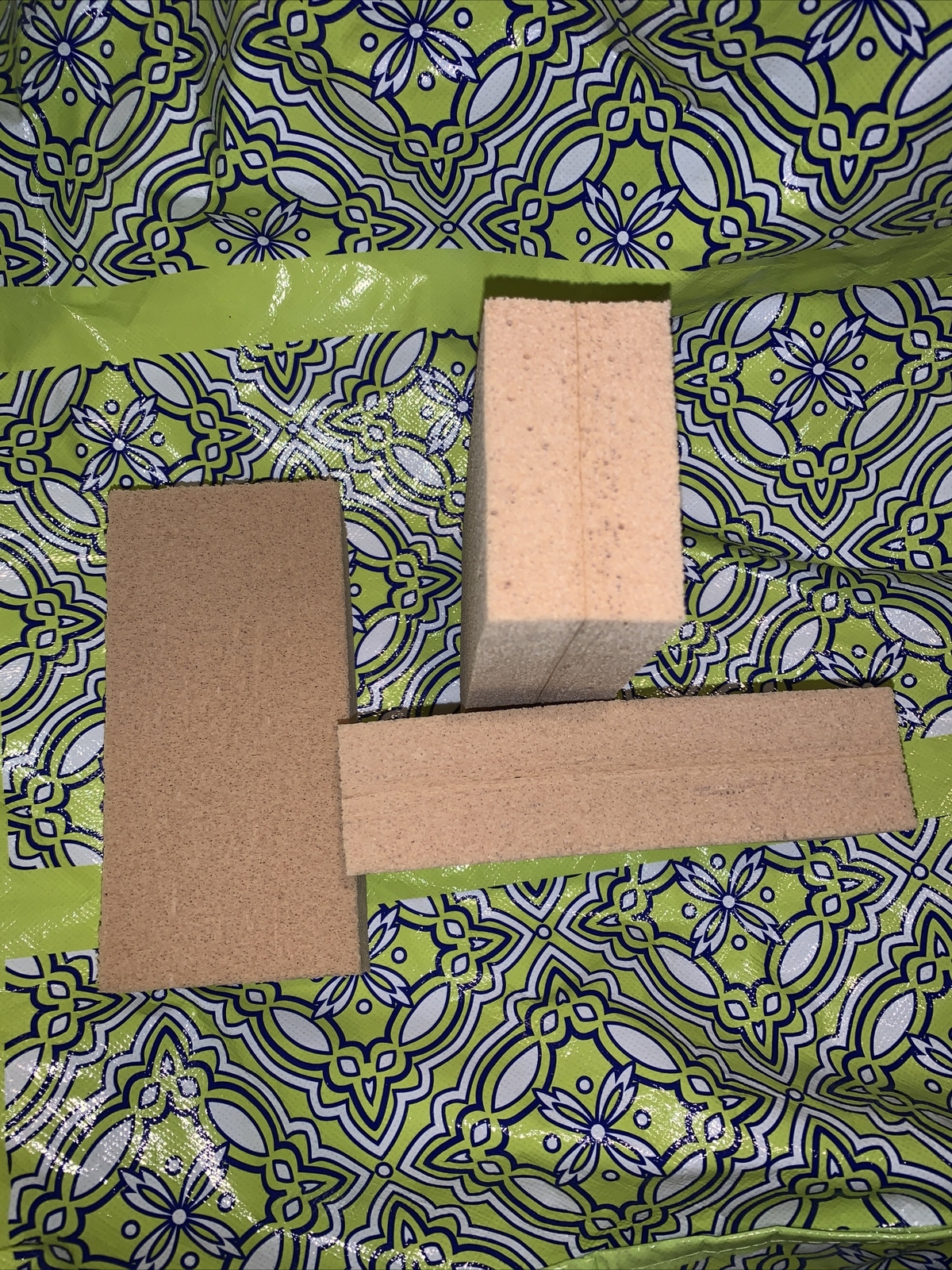 3 Dry Cleaning Sponge, 2.75”x5.75”x1.5” Cellular Foam Soot Dust Fire Damage New