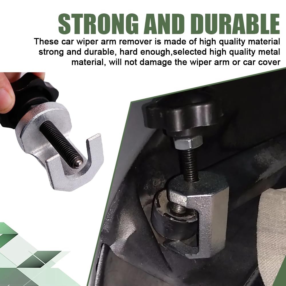 Car Windshield Wiper Arm Puller Removal Tool Adjustable Knob Carbon Steel Auto