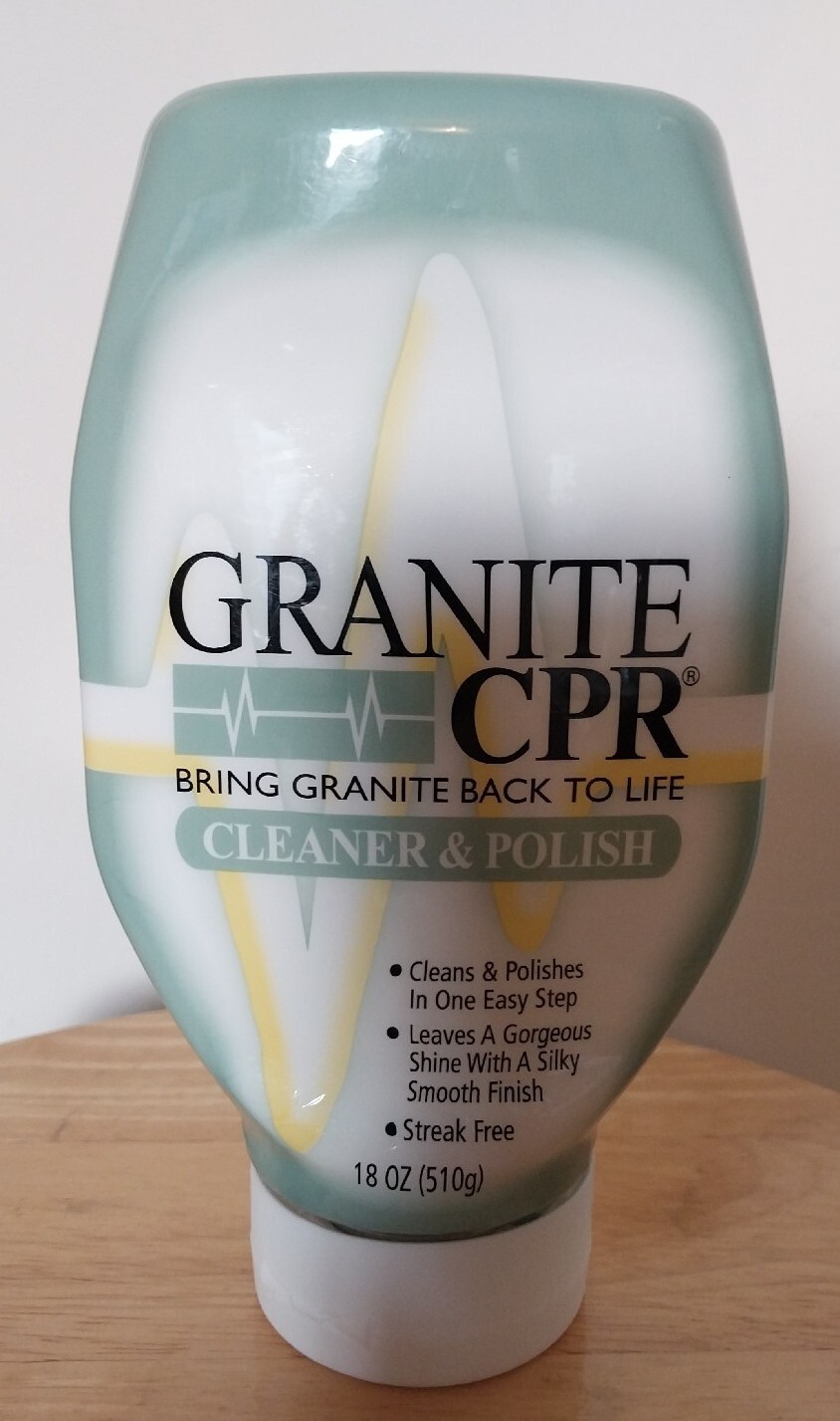 GRANITE CPR Cleaner & Polish Streak Free Sealed NEW USA 18 oz (510g) Shine Clean