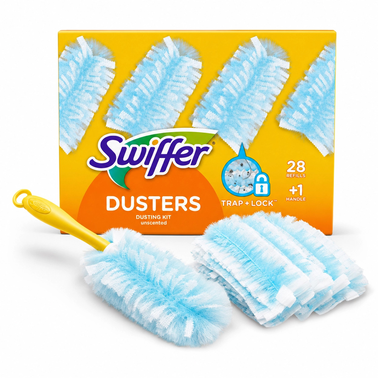 Swiffer Multi-Surface Dusters Refills 28 Count Unscented Household Cleaning