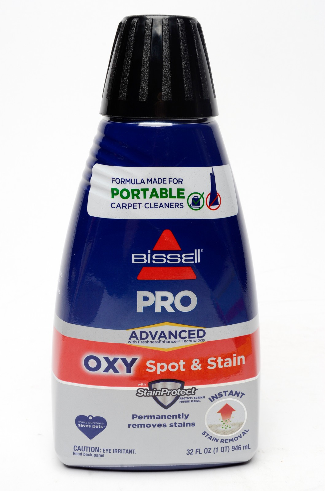 Bissell Advanced Pro Oxy Spot & Stain Formula 32oz for Portable Cleaners New