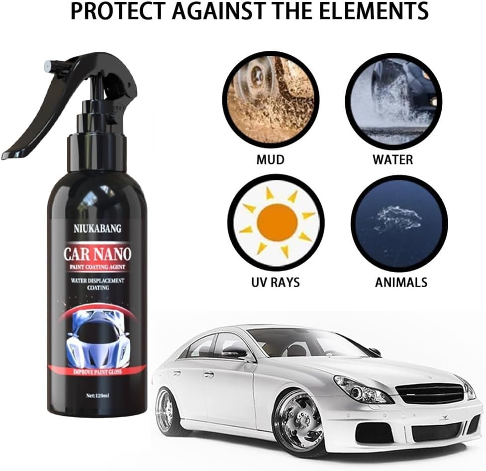 NIUKABANG Car Nano Paint Coating Agent Spray 120ml