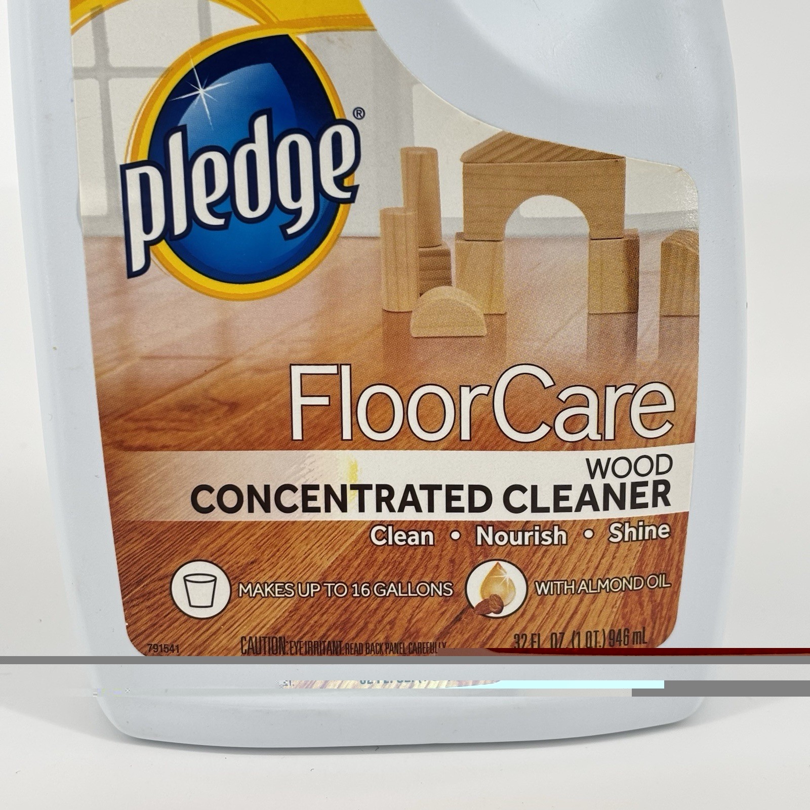 Pledge Floor Care Concentrated Wood Cleaner With Almond Oil 32 fl /Oz/26.9 fl oz