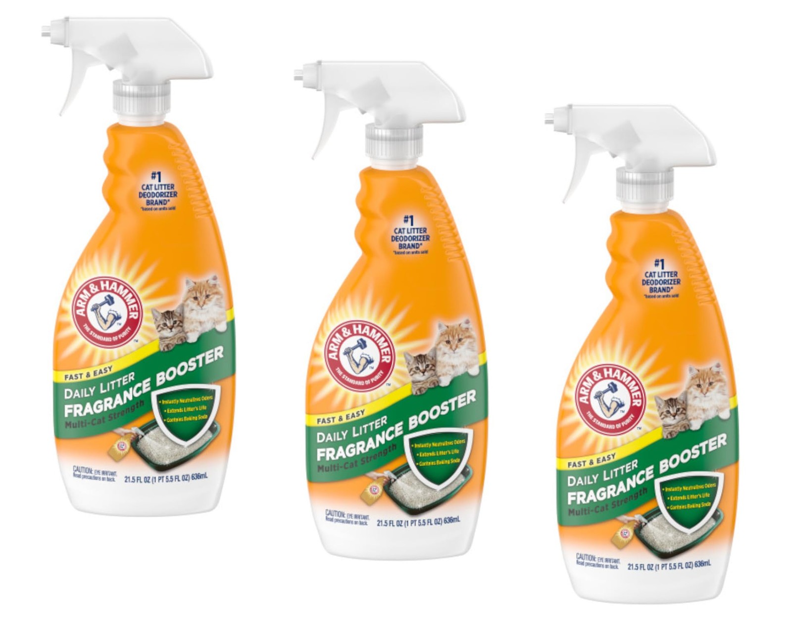 Arm & Arm No Scent Odor Eliminator 21.5 Oz. – Of 3