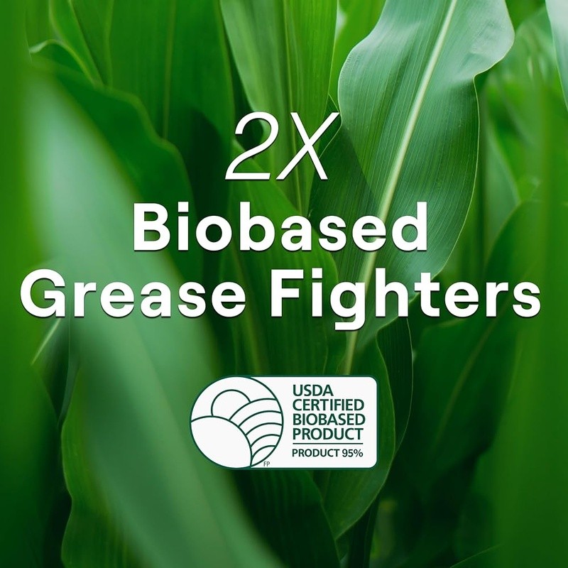 Plant Based Liquid Soap Refill Grease Fighter Essential Oils 100% Recycled New
