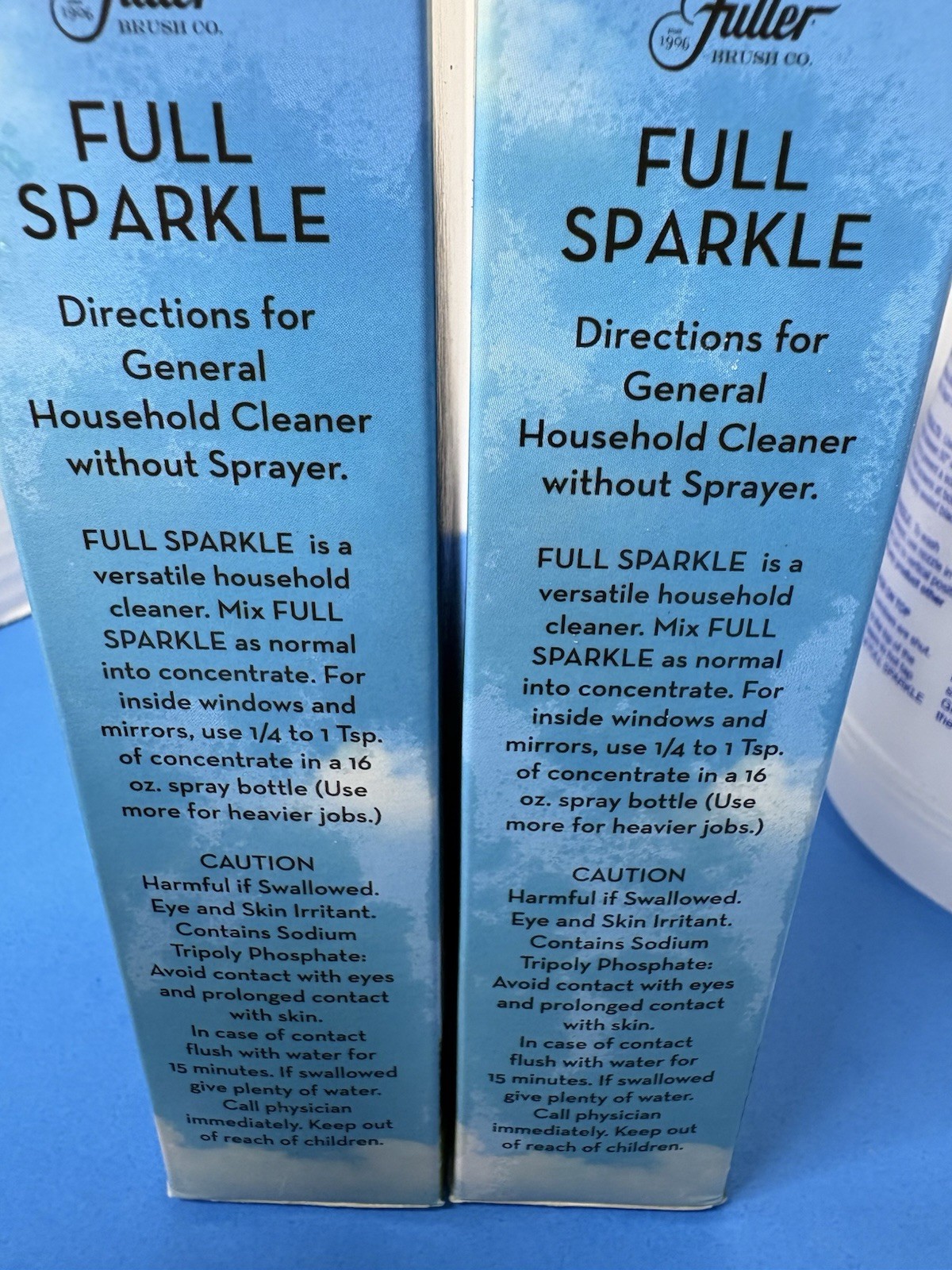 Fuller Full Sparkle Spray Bottle & 2x Refill Window and All Purpose Cleaner 16oz