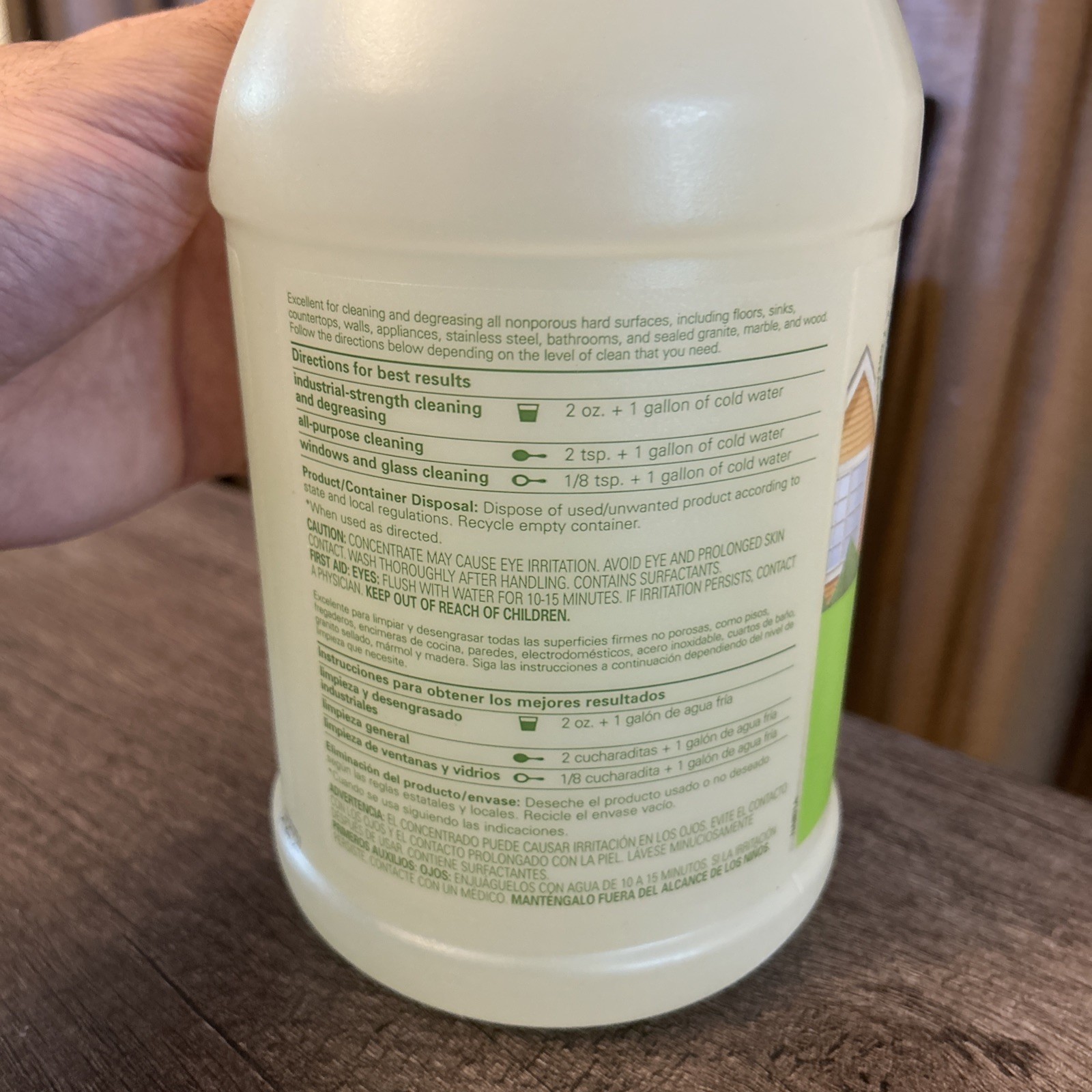 Shaklee Get Clean Basic H2 All Purpose Cleaner LARGE 64 Oz! New Sealed
